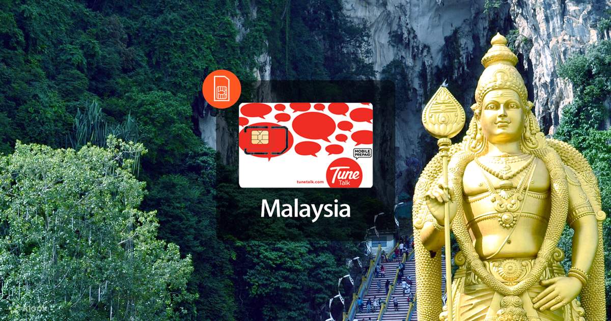 4G SIM Card (TWU Airport Pick Up) for Malaysia Klook Philippines